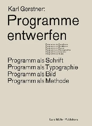 Obrazek GERSTNER, K: PROGRAMME ENTWERFEN