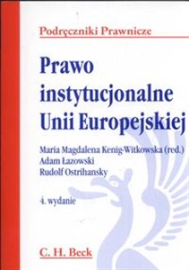 Obrazek Prawo instytucjonalne Unii Europejskiej