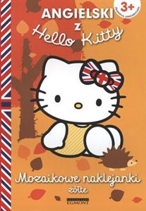 Obrazek Angielski z Hello Kitty Mozaikowe naklejanki żółte
