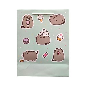 Bild von Paczka Torbka prezentowa Pusheen zielona 33x26x12cm 12 sztuk GBAG120A