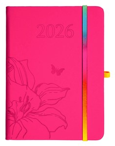 Bild von Kalendarz 2026 Hip hop B6 tygodniowy różowy