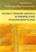 Polnische buch : Wzorce tek... - Bartmińska Stanisława Niebrzegowska