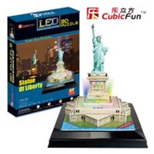 Bild von Puzzle 3D led statua wolności