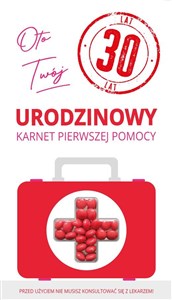 Obrazek Karnet urodziny 30