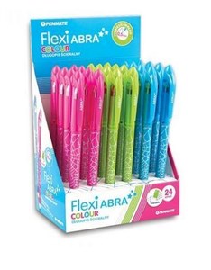 Obrazek Długopis ścieralny Flexi Abra Colour(24szt)PENMATE