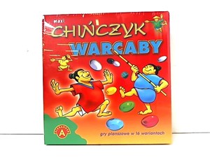 Obrazek Chińczyk Warcaby maxi gry planszowe w 16 wariantach