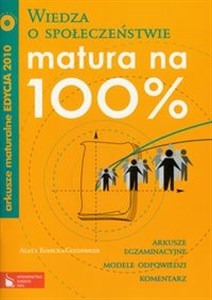 Obrazek Matura na 100% Wiedza o społeczeństwie Arkusze maturalne 2010 z płytą CD