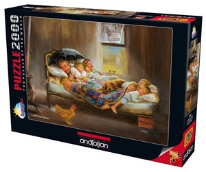 Obrazek Puzzle 1000 Dom, słodki dom