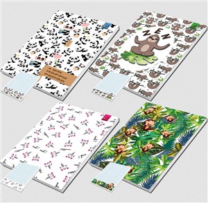 Bild von Notes A6 BFF Rysunkowe (10szt)