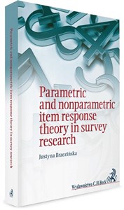 Bild von Parametric and nonparametric item response theory in survey research