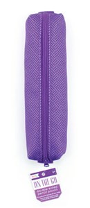 Obrazek Podręczny dwustronny piórnik fioletowy