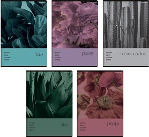 Bild von Zeszyt A5/80K kratka Botany (5szt) TOP2000