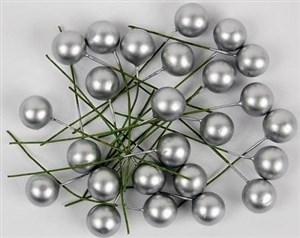 Bild von Owoce ostrzokerzewu srebrne 12cm