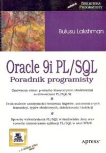 Obrazek Oracle 9i PL/SQL Poradnik programisty