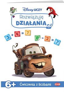 Obrazek Disney Uczy Auta  Rozwiązuję działania Ćwiczenia z liczbami UDK-9303