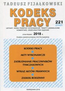 Obrazek Kodeks Pracy 2018