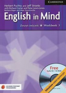 Obrazek English in Mind 3 Workbook + CD Gimnazjum. Poziom A2/B1. Wydanie egzaminacyjne