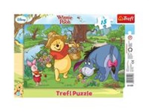 Bild von Puzzle ramkowe Kubuś Puchatek Zbieranie kwiatów 15