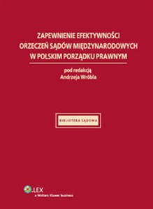 Bild von Zapewnienie efektywności orzeczeń sądów międzynarodowych w polskim porządku prawnym