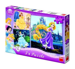 Bild von Puzzle Dino 3x55 Princess