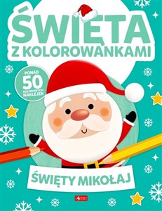 Obrazek Święta z kolorowankami. Święty Mikołaj