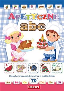 Bild von Apetyczne abc Książeczka edukacyjna z naklejkami