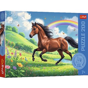 Obrazek Puzzle Dostojny koń 200