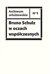 Bild von Bruno Schulz w oczach współczesnych. Antologia tekstów krytycznych i publicystycznych lat 1920-1939
