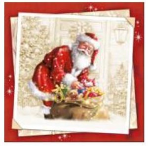 Bild von Serwetki 33/3/20 Mikołaj/Prezenty