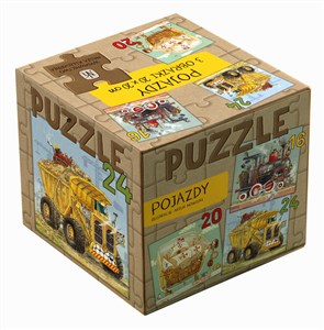 Obrazek Puzzle 3 w 1 Pojazdy.