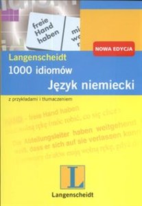 Obrazek 1000 idiomów język niemiecki z przykładami i tłumaczeniem