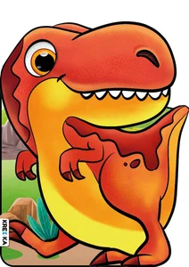 Obrazek Wykrojnik Tyranozaur Kolorowanka