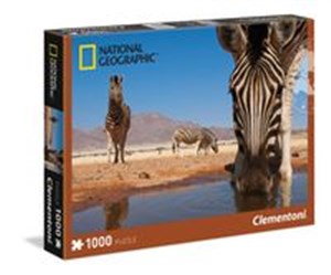 Obrazek Puzzle National Geographic A Zebra drinks 1000