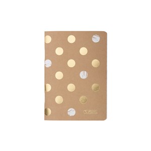 Bild von Notes A6 16k kropki Herlitz puer glam