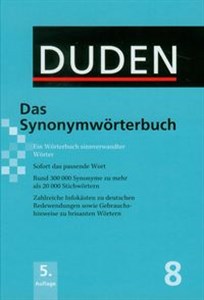 Bild von Duden 8 Das Synonymworterbuch