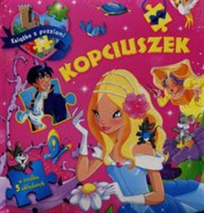 Obrazek Kopciuszek Książka z puzzlami 5 układanek