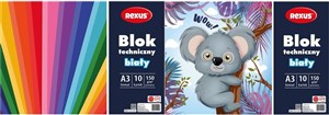 Obrazek Blok techniczny A3/10K biały