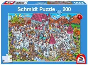 Obrazek Puzzle 200 Zamek rycerski