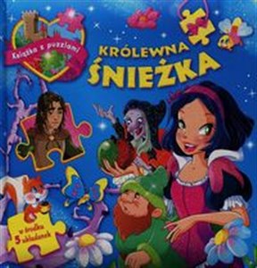 Bild von Królewna Śnieżka Książka z puzzlami 5 układanek