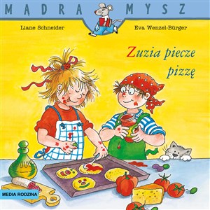 Obrazek Zuzia piecze pizzę. Mądra Mysz