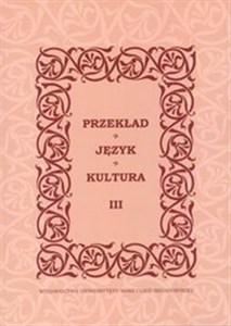 Obrazek Przekład Język Kultura Tom 3