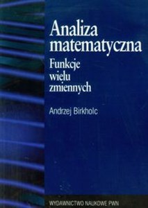 Obrazek Analiza matematyczna Funkcje wielu zmiennych