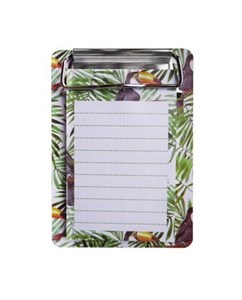 Obrazek Podkładka magnetyczna z notesem Tukan Liście