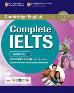 Obrazek Complete IELTS Bands 4-5 Student's Book with Answers with CD-ROM with Testbank