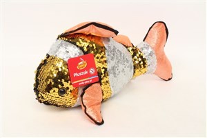 Obrazek Pluszowa ryba z cekinami