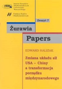 Bild von Zmiana układu sił USA Chiny a transformacja porządku międzynarodowego