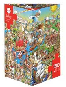Bild von Puzzle 1500 Historia rzeki (Puzzle+plakat)