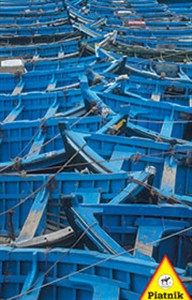 Bild von Puzzle Piatnik Błękitne łódki 1000