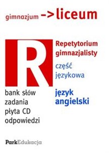 Bild von Repetytorium gimnazjalisty Część językowa Język angielski Bank słów, zadania, płyta CD, odpowiedzi