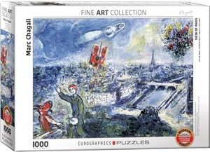 Bild von Puzzle 1000 Widok na Paryż, Marc Chagall